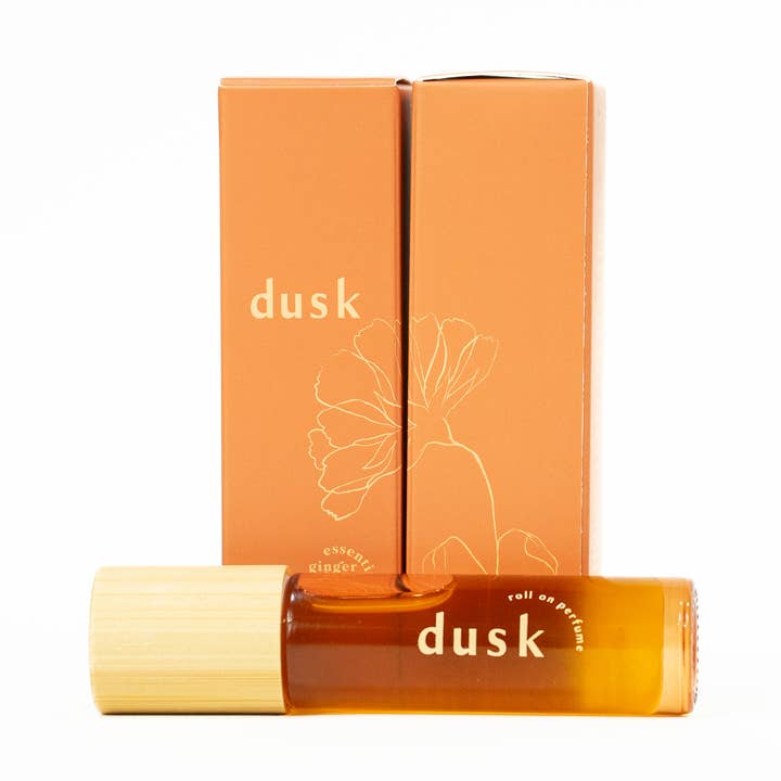 profumo roll-on - DUSK - 100% olio essenziale e olio di jojoba per la vendita all'ingrosso da parte di Ginger June Candle Co.
