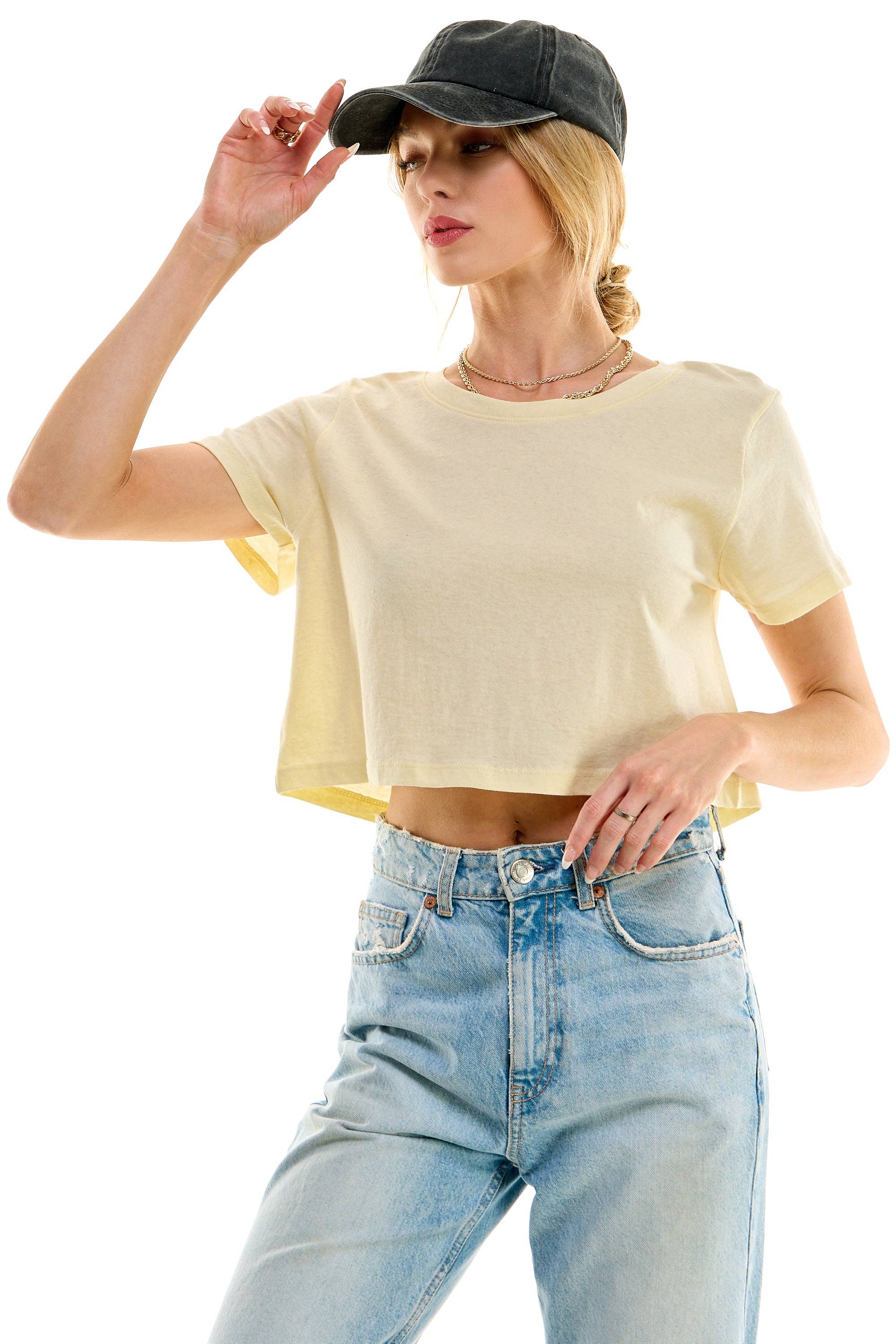 LOVING PEOPLE - Wholesale T-Shirt - Women's - Premium Cotton Crop Tees180