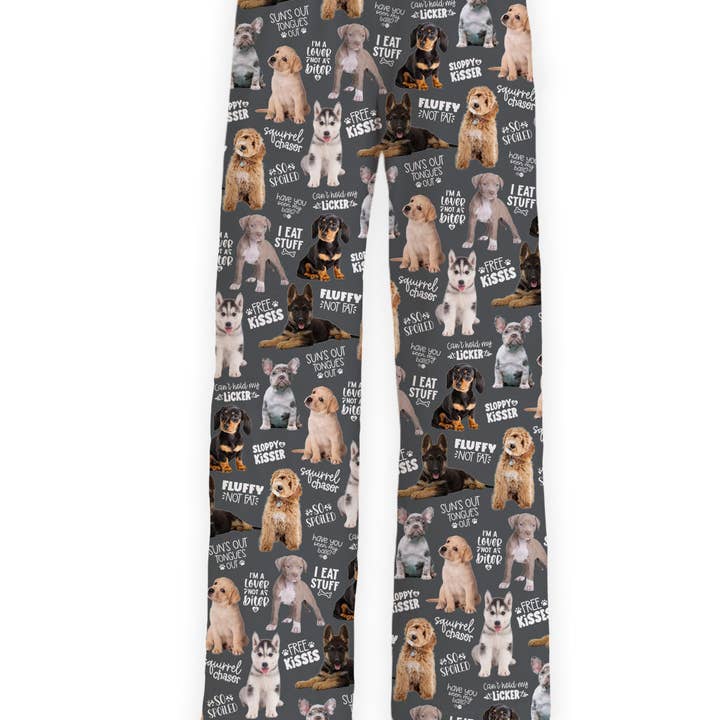 BRIEF INSANITY - Wholesale Sleepwear Bottom - Women's - Chalkboard Dog Lounge Pants6