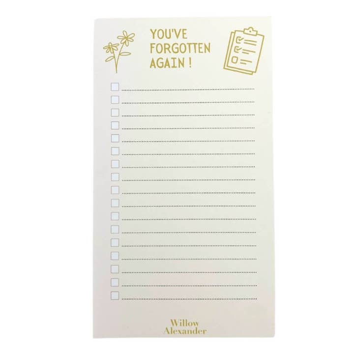 Lista de lembretes em papel 100% reciclado por atacado de Willow Alexander
