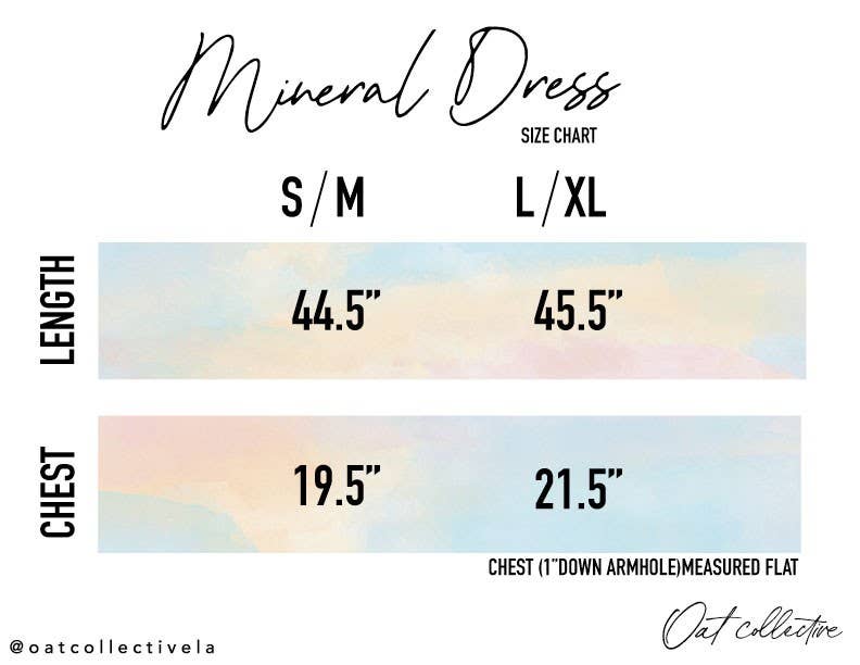 OAT COLLECTIVE - Wholesale Dress - Women's - SURF Mineral Washed Graphic Dress8