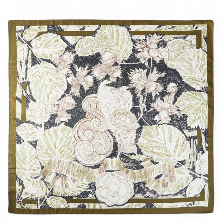 Artini Accessories - Wholesale Scarf - Women's - Floral Printed Silky Square Scarf8