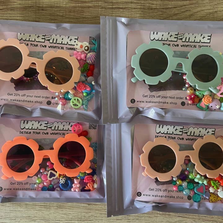 Wake and Make - Wholesale DIY craft kit - DIY Whimsy Sunnies Kit3