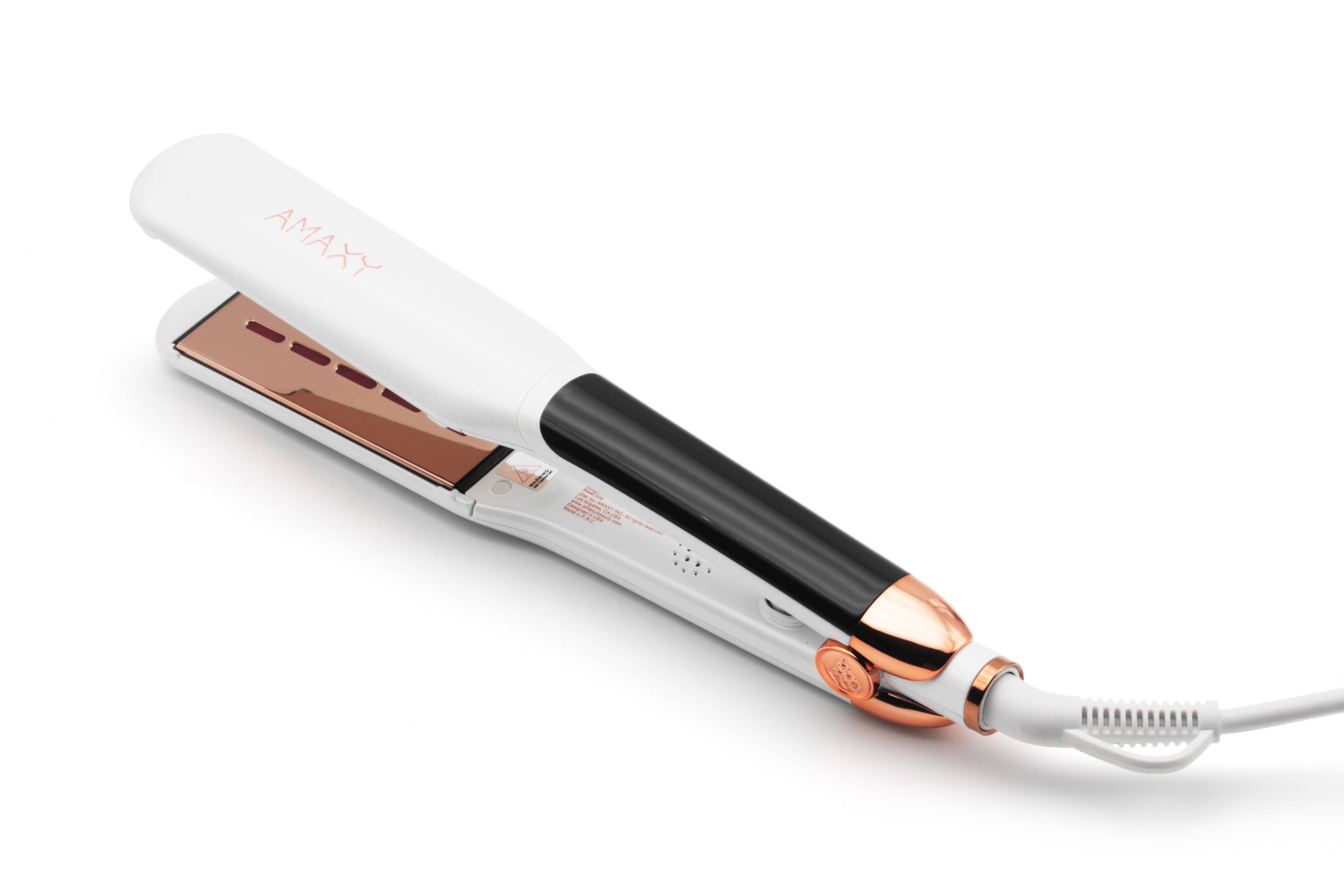 AMAXY – wholesale Straightener/flat iron – 1.5" Infrared Professional Flat Iron - White2