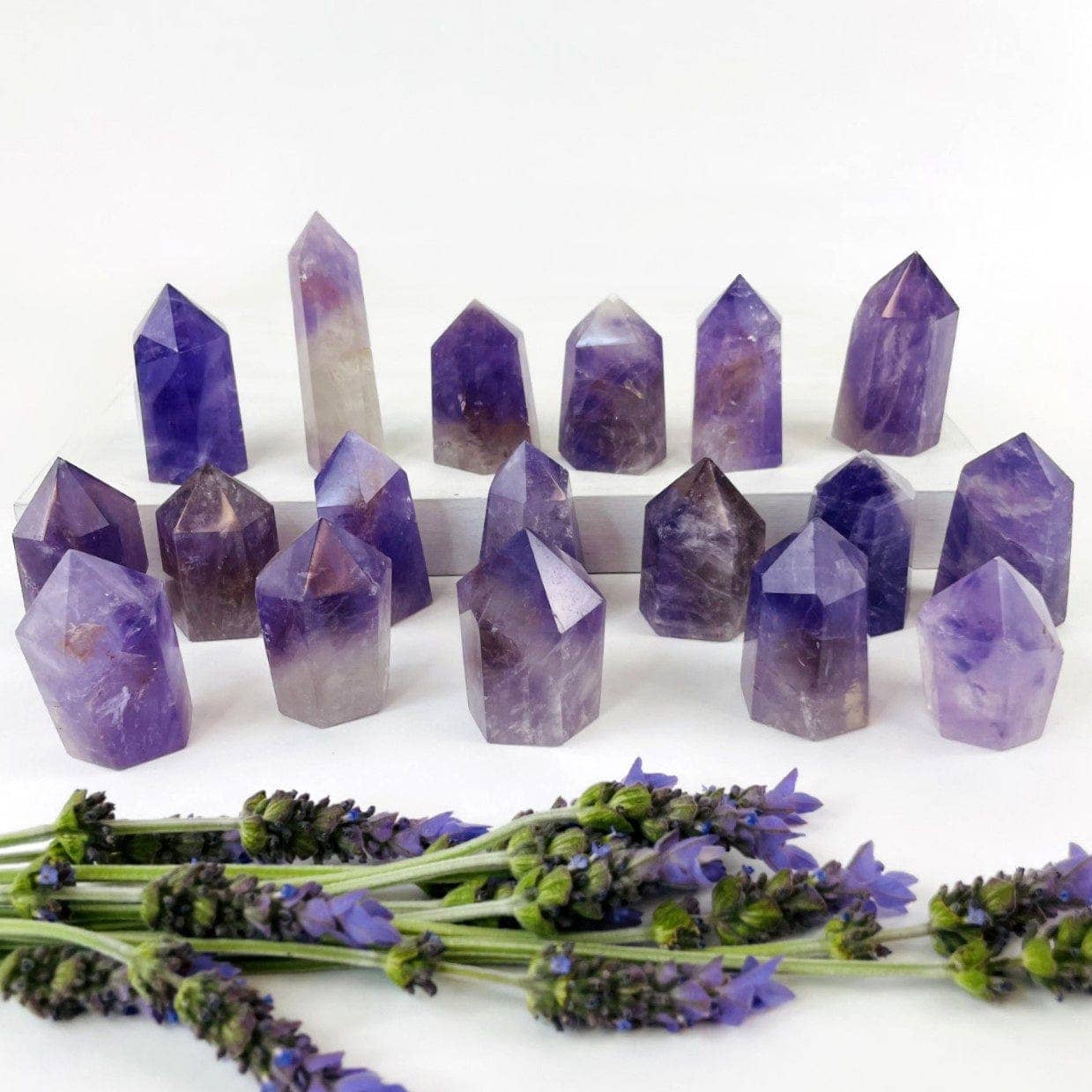 Rock Paradise - Wholesale Spiritual Stone/Crystal - Amethyst Crystal Tower - Calming Stone Metaphysical - YOU CHOOSE SIZE7