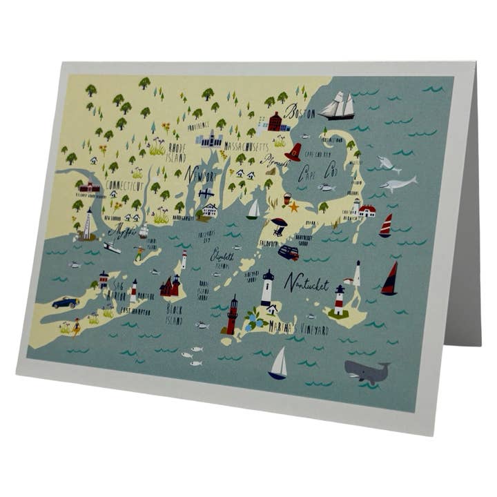 Northern Shores Note Card w/Envelope for wholesale by Galleyware