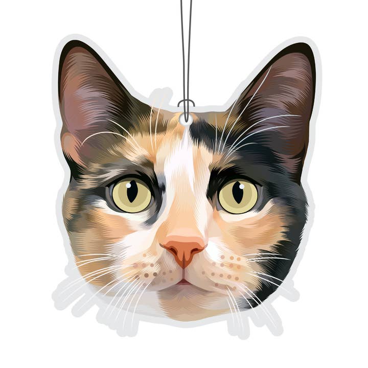 Calico Cat Novelty Air Freshener for wholesale by Really?! Air Fresheners