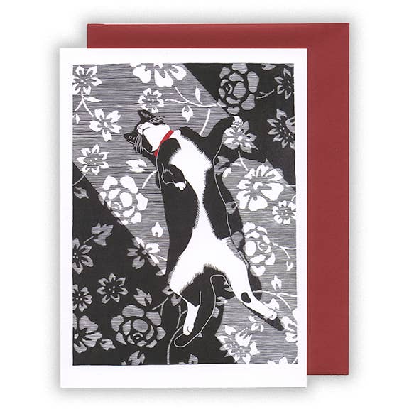 Lucy Sunbathing CARD for wholesale by Lynn-oleum