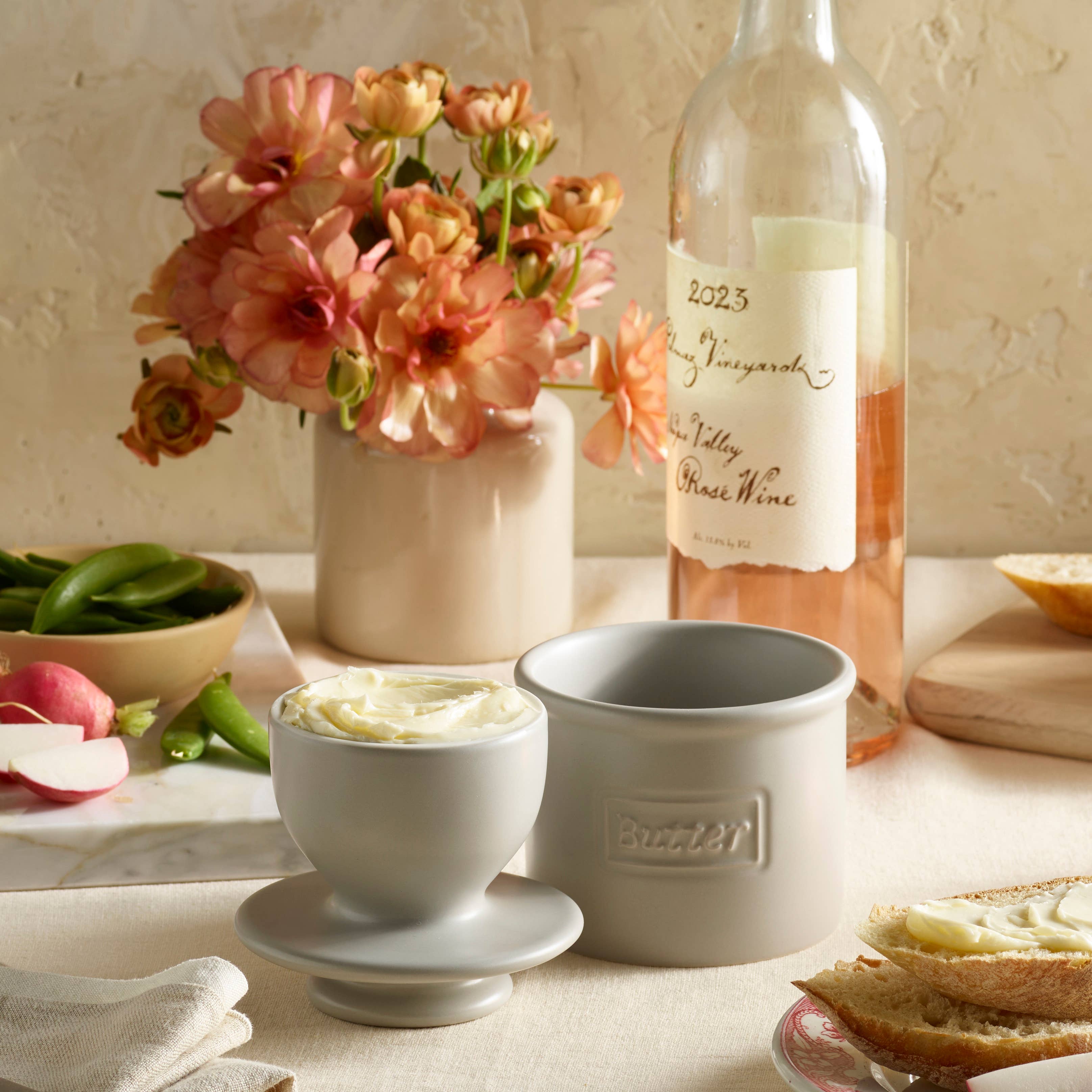 The Original Butter Bell® Crock – wholesale Butter dish – The Original Butter Bell® Crock - Cafe Matte Stone3