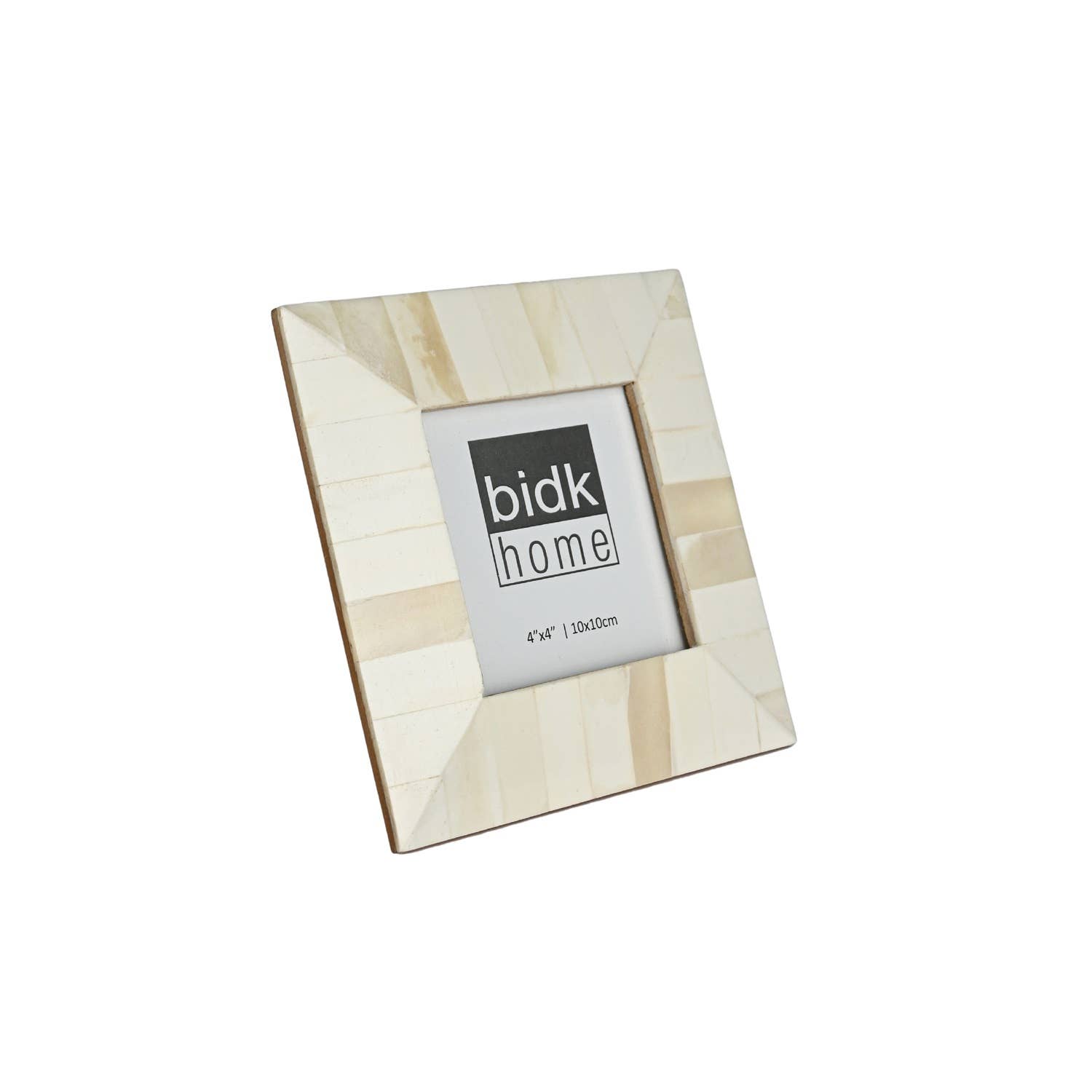 BIDKhome - Wholesale Picture Frame - 4x4” White Bone Picture Frame2