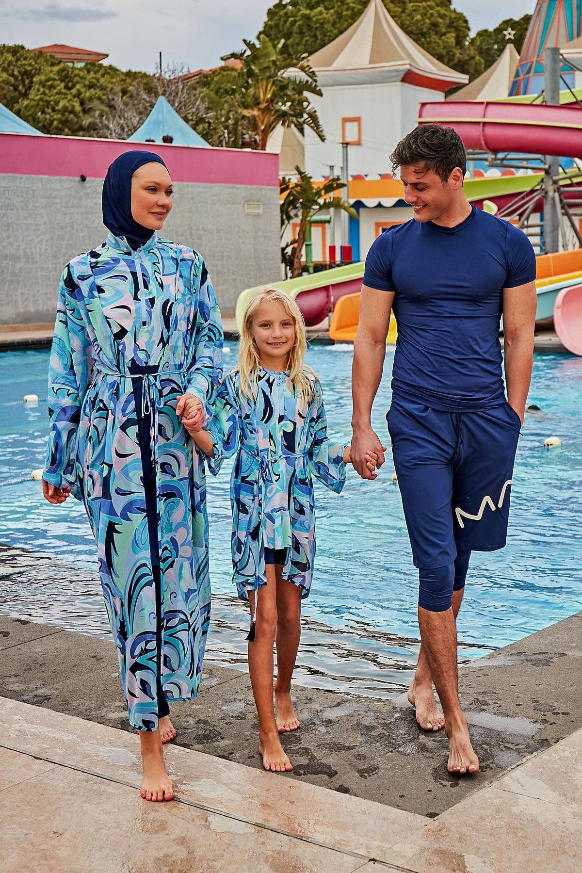 Marina Swimwear - Vendita all'ingrosso Kimono - Donna - Kimono Pareo colorato P24284