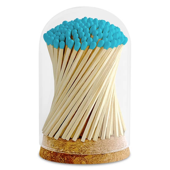 Thankful Greetings - Wholesale Matches - 4" Matches in Premium Glass Cloche - Color of Your Choice17