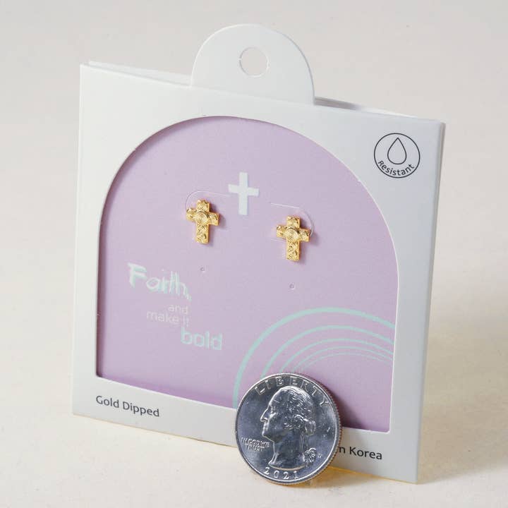 INKI STUDIO - Wholesale Stud/Post Earrings - Sacred Spirals, earrings3