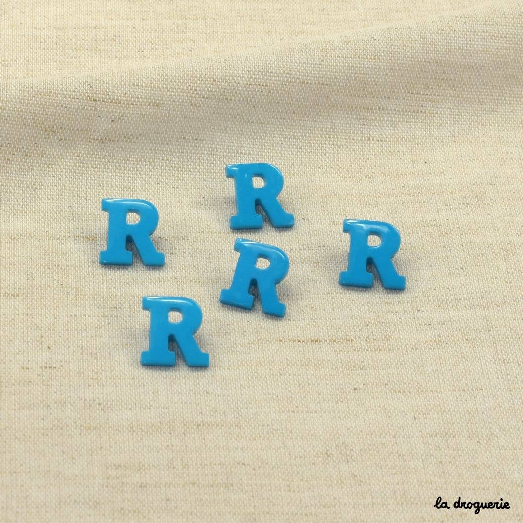 LA DROGUERIE - Wholesale Sewing Button/Snap - Alphabet Button 18 mm11
