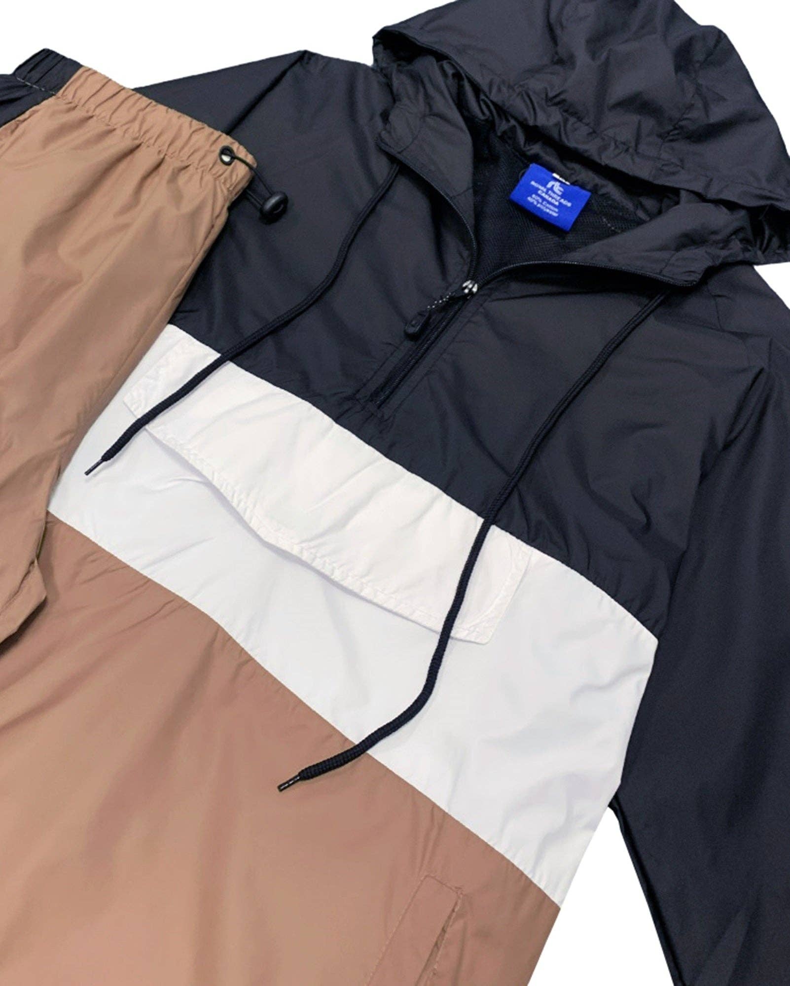 Royal Threads – Großhandel Trainingsanzug – Herren – Herren 2-teiliger Quarter-Zip-Pullover-Windbreaker-Trainingsanzug Jogger-Sport-Outfit mit Mesh-Futter20