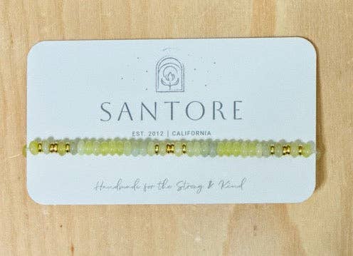 Santore Jewelry Company - Wholesale Beaded Bracelet - Linea Beaded Stretch Bracelet - Ships Carded19