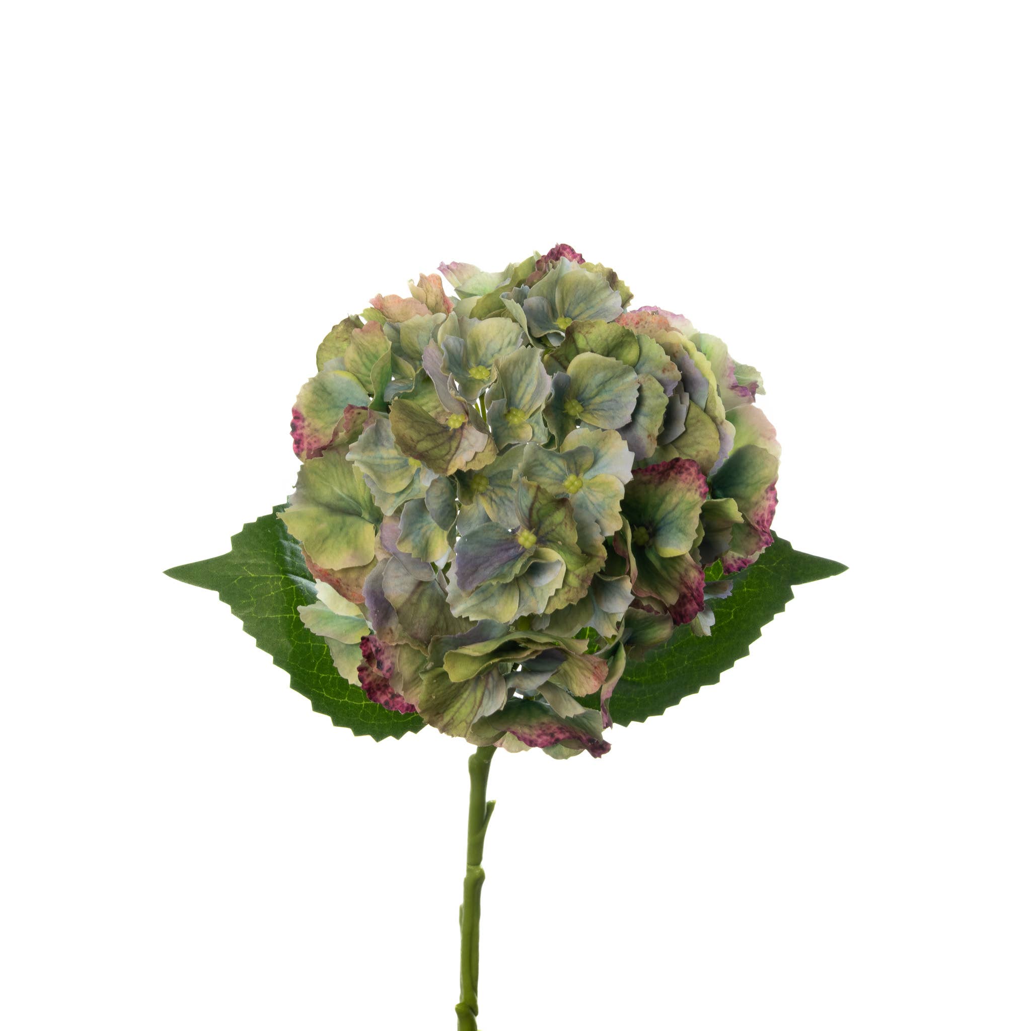 Mills Floral Company - Wholesale Artificial flowers - Real Touch Hydrangea - 20 Inch - Antique Green0