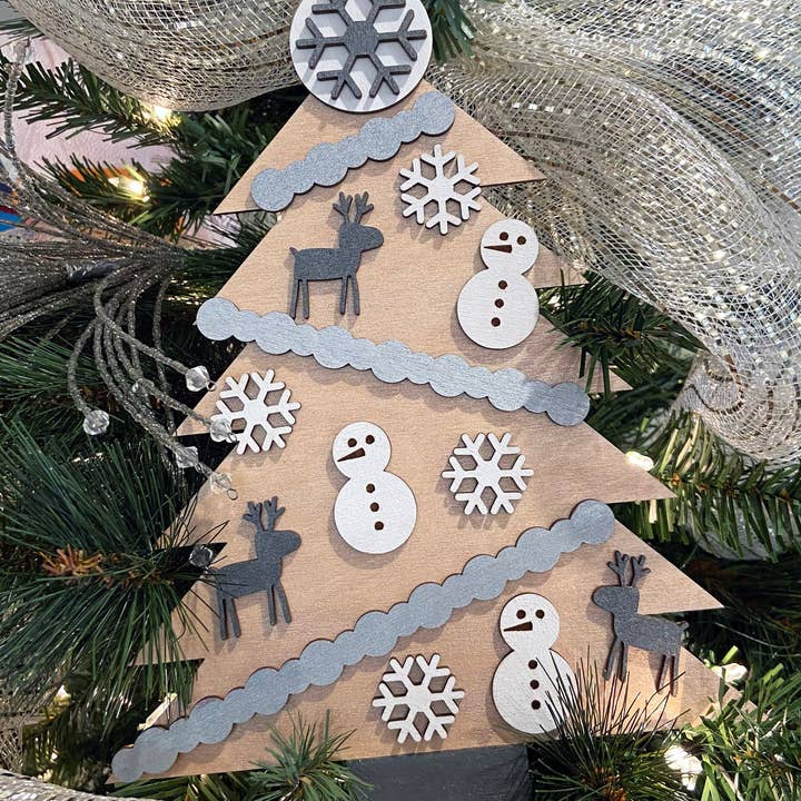 Royal Serenities - Wholesale DIY Craft Kit - Kids - Kid's paintable Christmas Tree DIY Kit - family fun activity