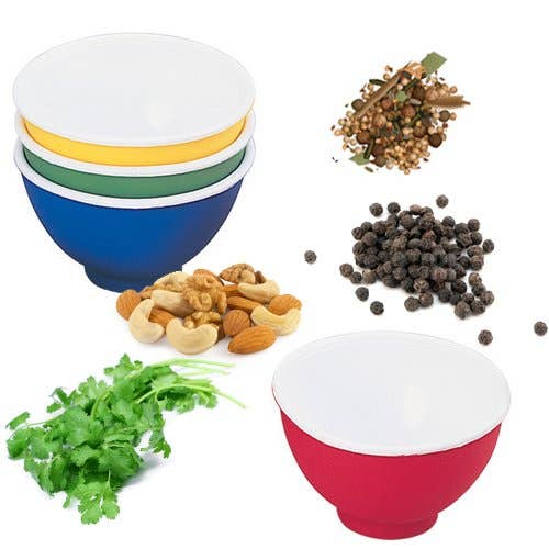 Supreme Housewares - Wholesale Bowl - 4-Piece Silicone Pinch Bowl, 3.75 oz.