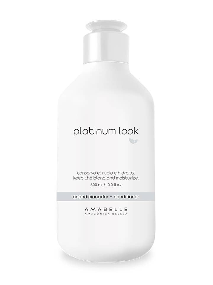 Platinum Look Conditioner herstelt en verstevigt blond haar voor wholesale door Amazónica Beleza