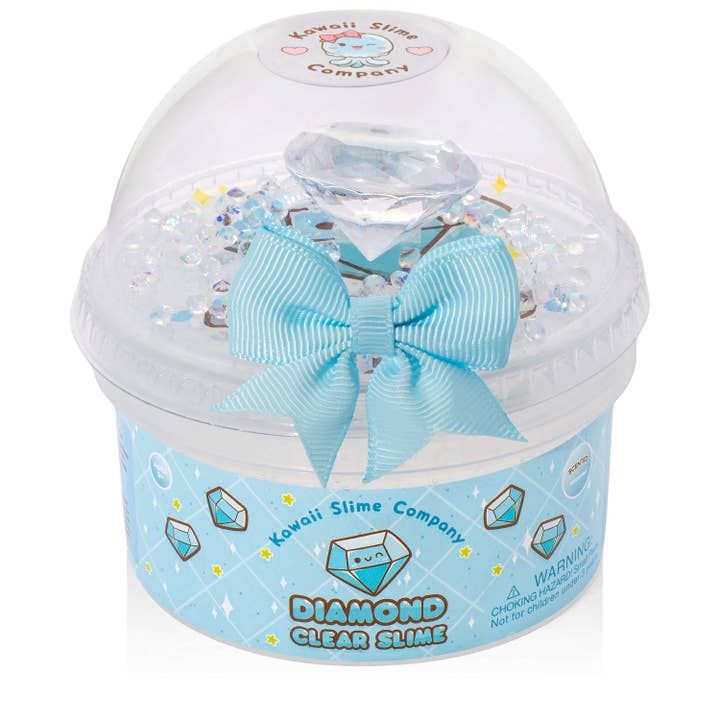 Kawaii Slime Company - Wholesale Putty/Slime - Kids - Diamond Clear Putty Slime (4pcs/case)