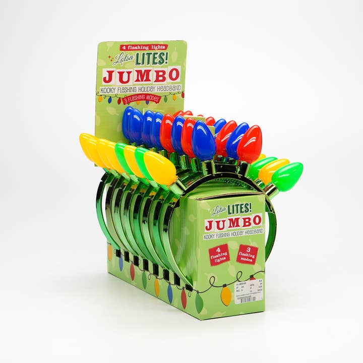 DM Merchandising – Engroshandel Lysende legetøj - Børn og baby – Lotsa Lites! Jumbo Blinkende Pandebånd1