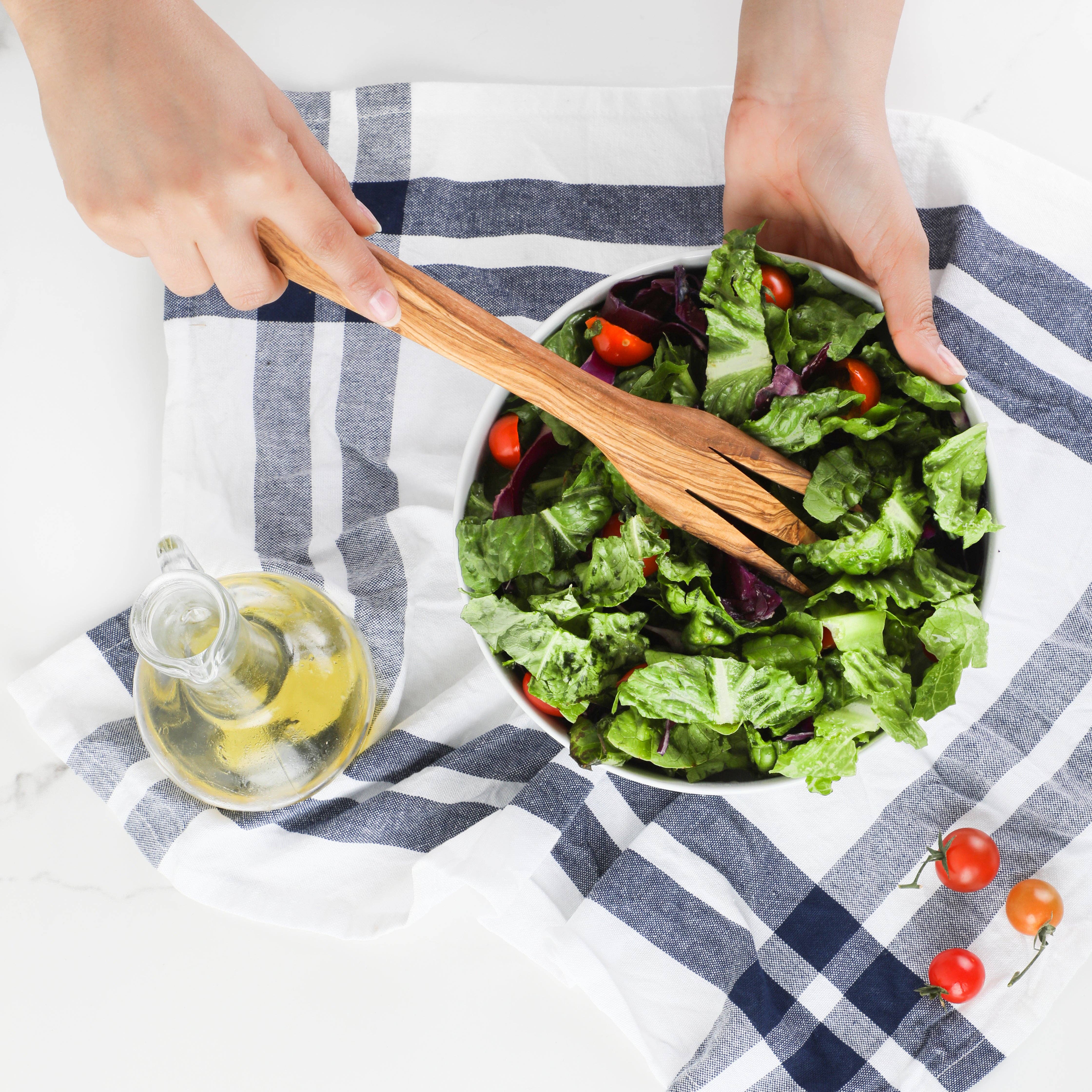 Krafts GmbH Olive Wood - Wholesale Kitchen Fork - Artisan Olive Wood Serving Fork - Free Custom Engraving4