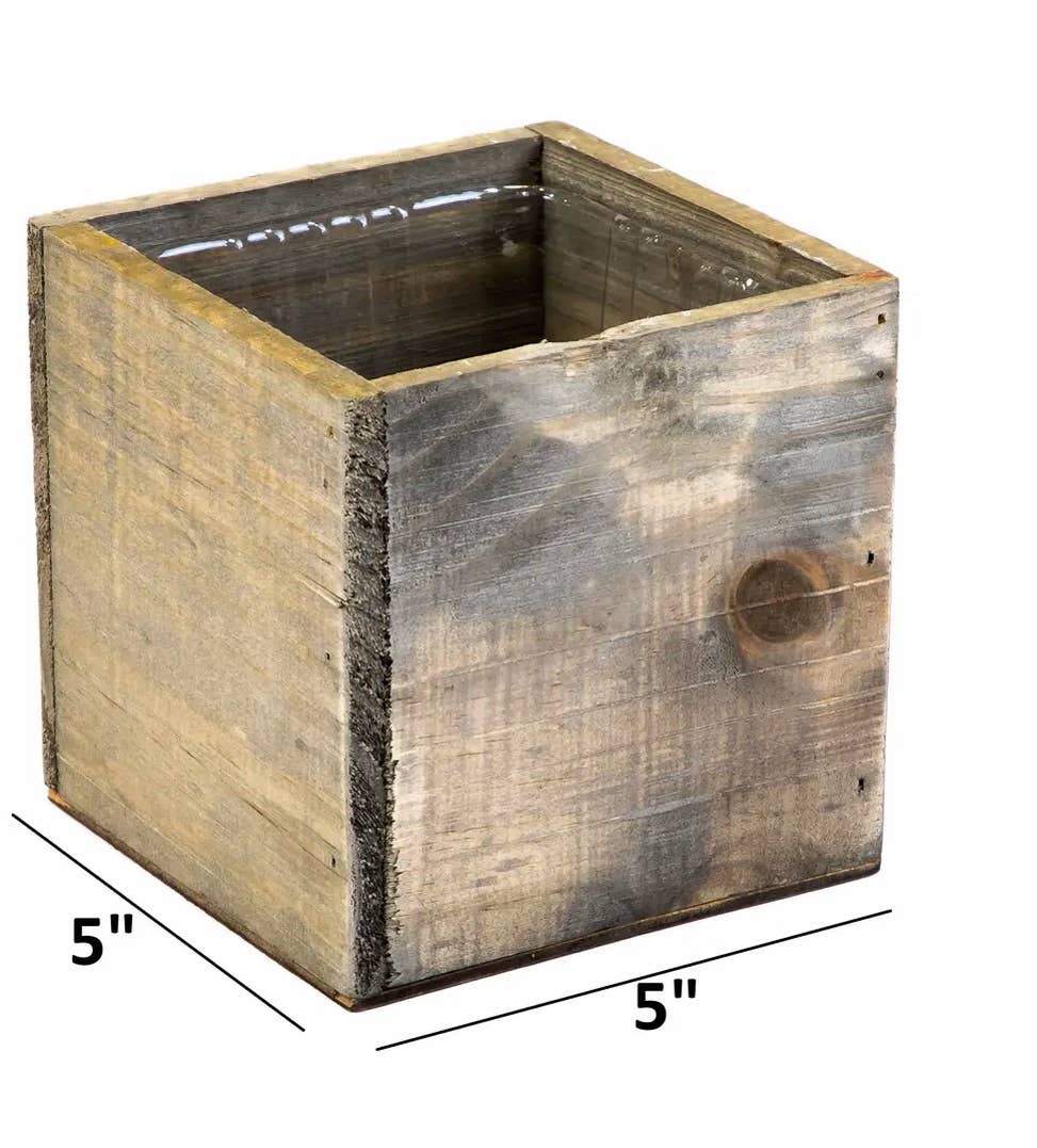 UNIMIX FLORAL – suporte para vasos de plantas por atacado – Plantas/Contentores em Madeira 5"x5"11