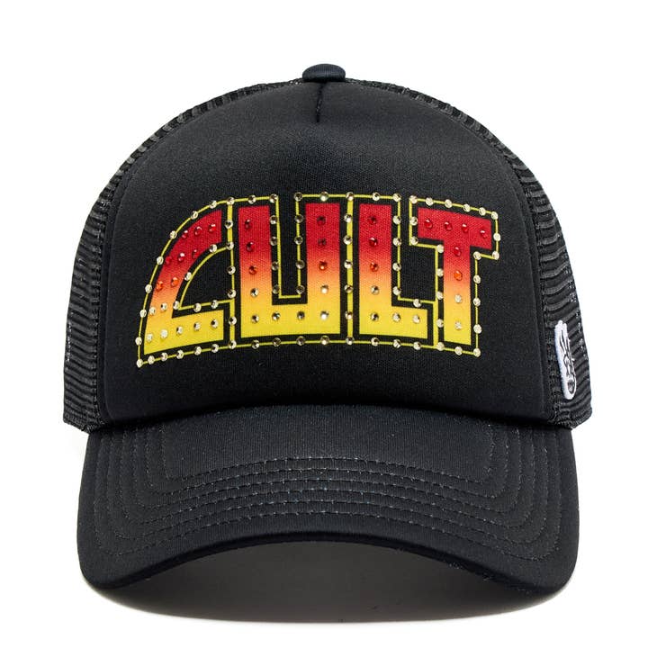 Gorra con logotipo de Cult's Cult Rock en negro para venta al por mayor de Cult of Individuality