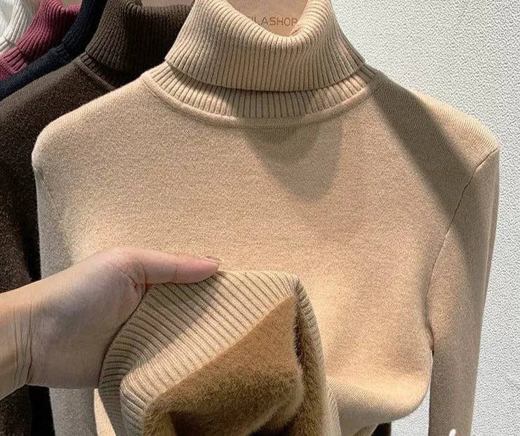 Blak Wardrob - Wholesale Knit Sweater - Women's - Turtleneck Winter Elegant Women Sweater8