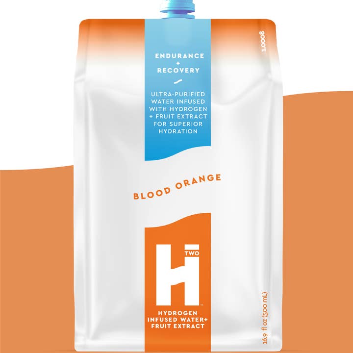 HTWO - Vente Boisson sportive et énergisante - HTWO EAU D'HYDROGÈNE SANGUINE ORANGE0