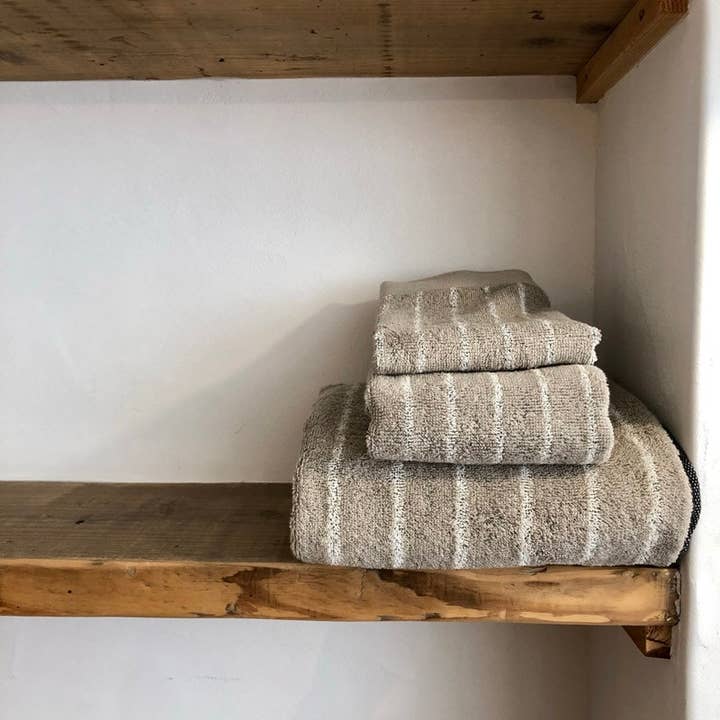 REALJAPANPROJECT - Wholesale Bath towel - Murakami Pile WA-SHI Stripe Towel Imabari 4 Colors3