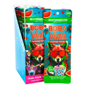 L&F Universal Goods - Wholesale Beverage Mix - Bobavida Popping Boba Watermelon 10/3OZ