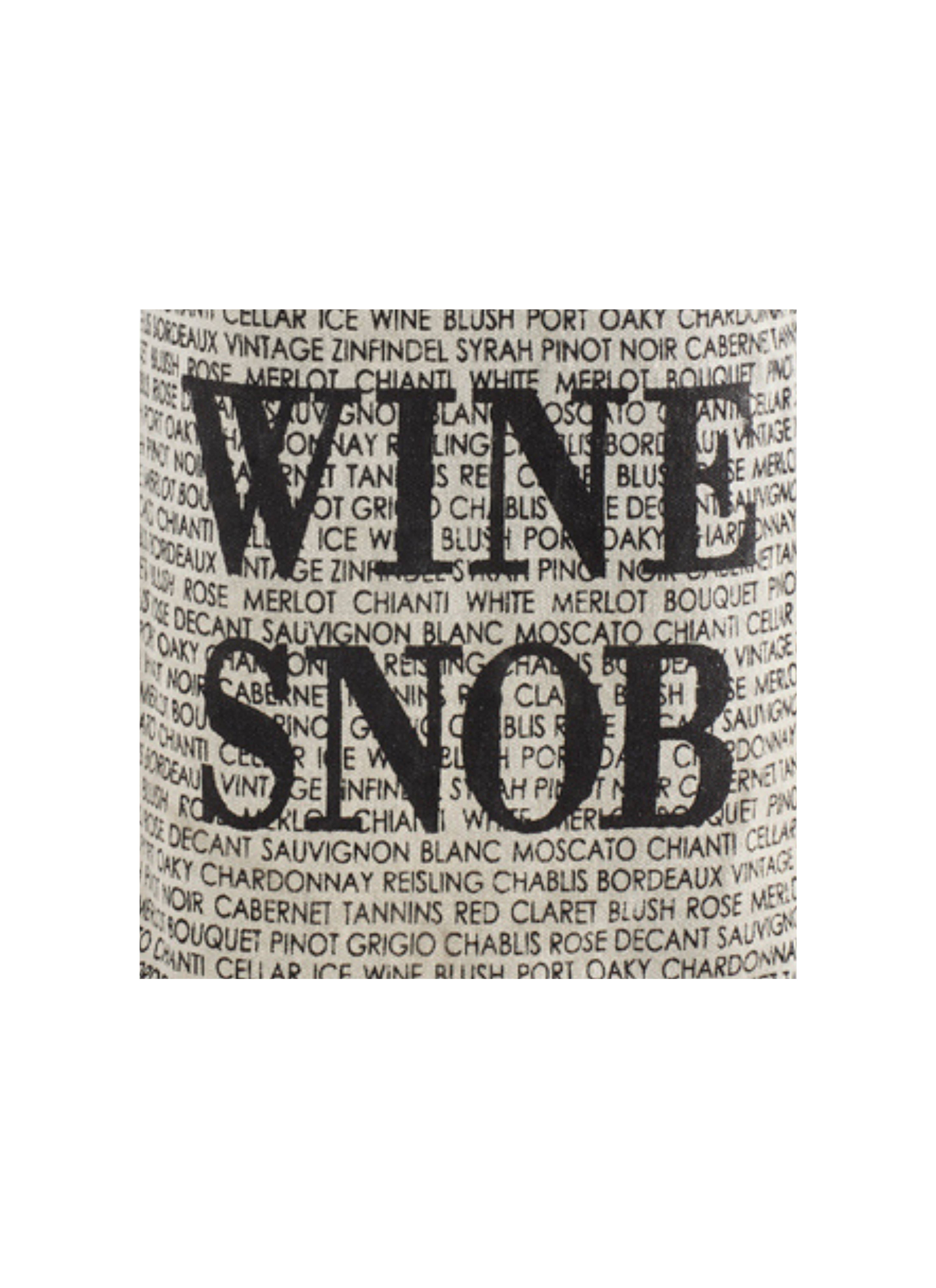 Mona B. - Wholesale Wine Tote - Wine Snob Up-Cycled Canvas Double Wine Bag M-51192