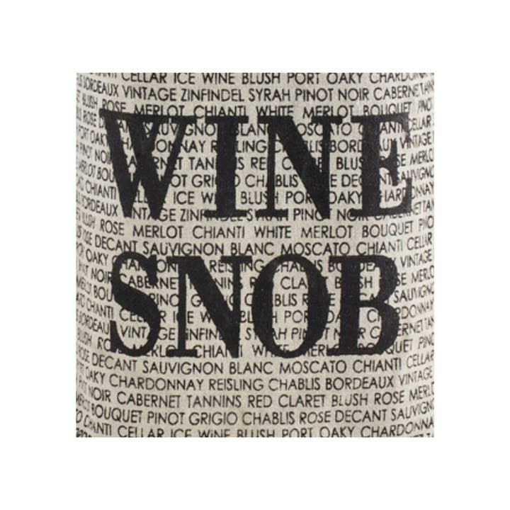 Mona B. - Wholesale Wine Tote - Wine Snob Up-Cycled Canvas Double Wine Bag M-51192