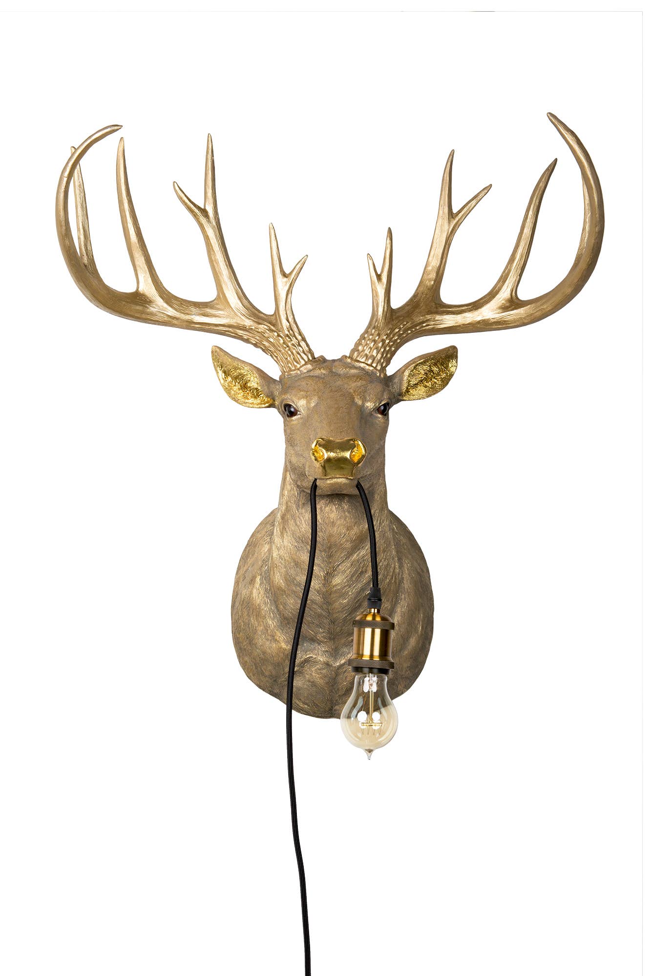 Kitchentrend products - Wholesale Accent/Desk Lamp - Deer lamp gold1