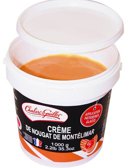 1kg bucket with Montélimar Nougat Cream - 60010703 for wholesale by Nougat Chabert & Guillot