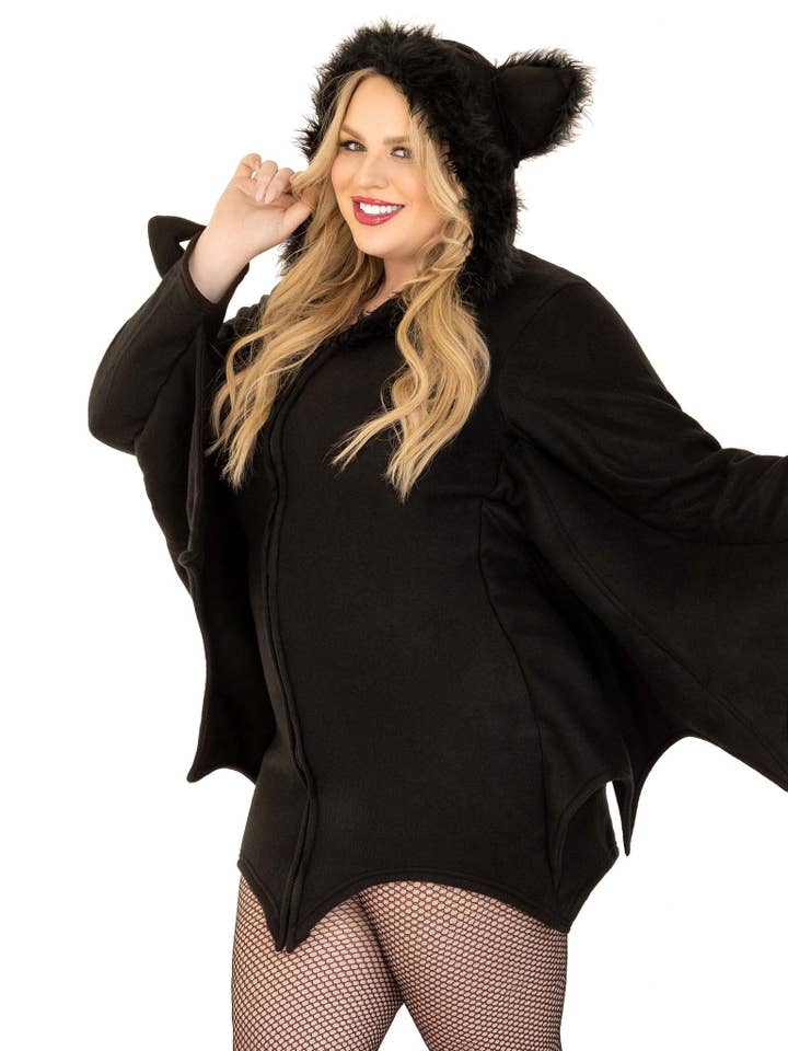 Black Plus Cozy Bat Costume for wholesale on Faire