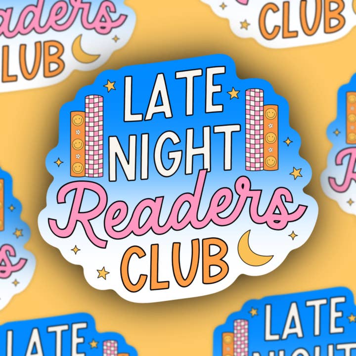 Sage and Virgo - Wholesale Phone & Laptop Stickers - Late Night Readers Club Sticker1