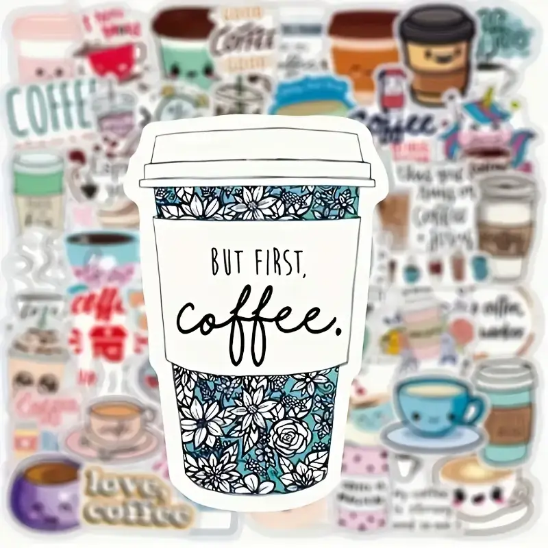 Magnifique Hearts - Wholesale Sticker - Cute Coffee-Themed Sticker Pack – Fun & Aesthetic Designs2