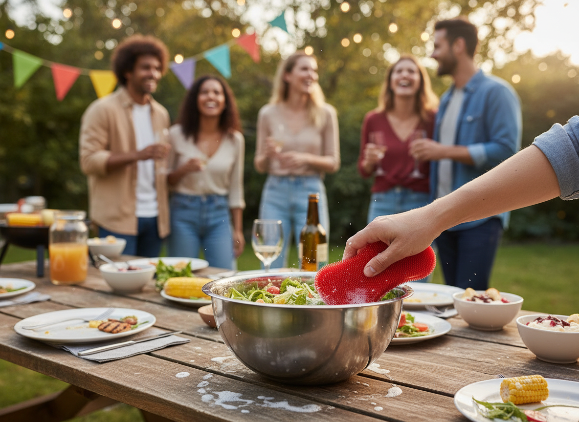 Kadra Kitchenware - Wholesale Cleaning Sponge - Kuhn Rikon - Stay Clean, Silicone Scrubber2