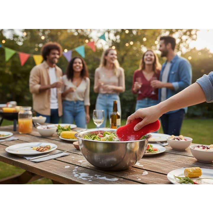 Kadra Kitchenware - Wholesale Cleaning Sponge - Kuhn Rikon - Stay Clean, Silicone Scrubber2