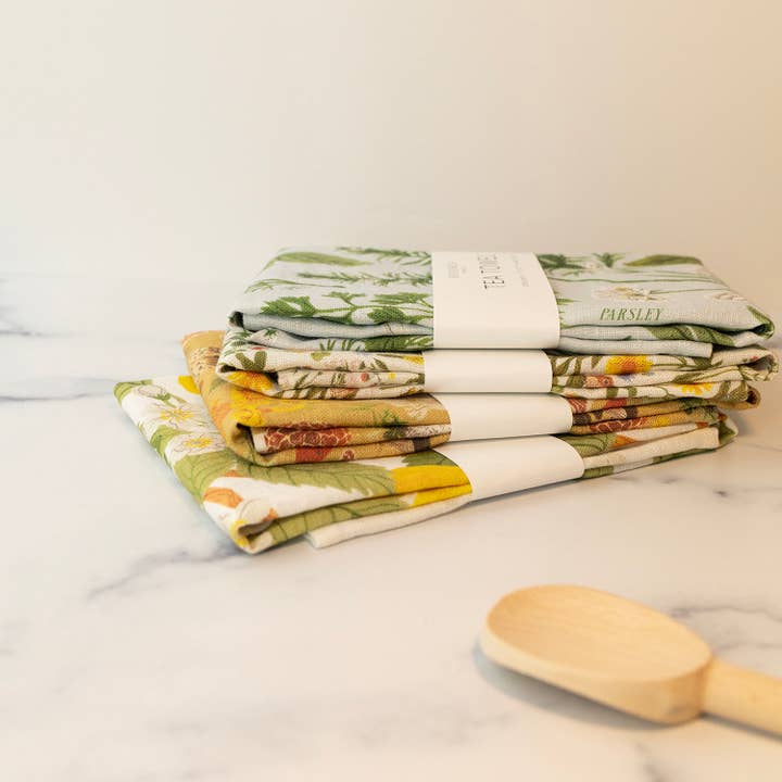 Botanica Paper Co. - Wholesale Tea Towel - BOTANIST | 100% LINEN TEA TOWEL
