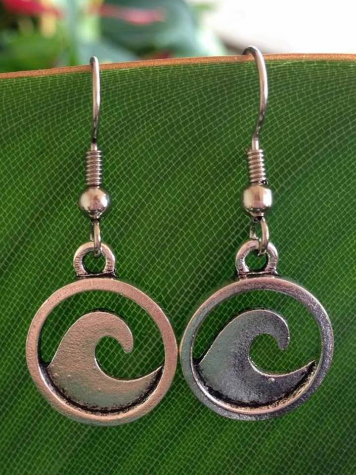 Ocean Wave Earrings for wholesale by SimpleNGreat