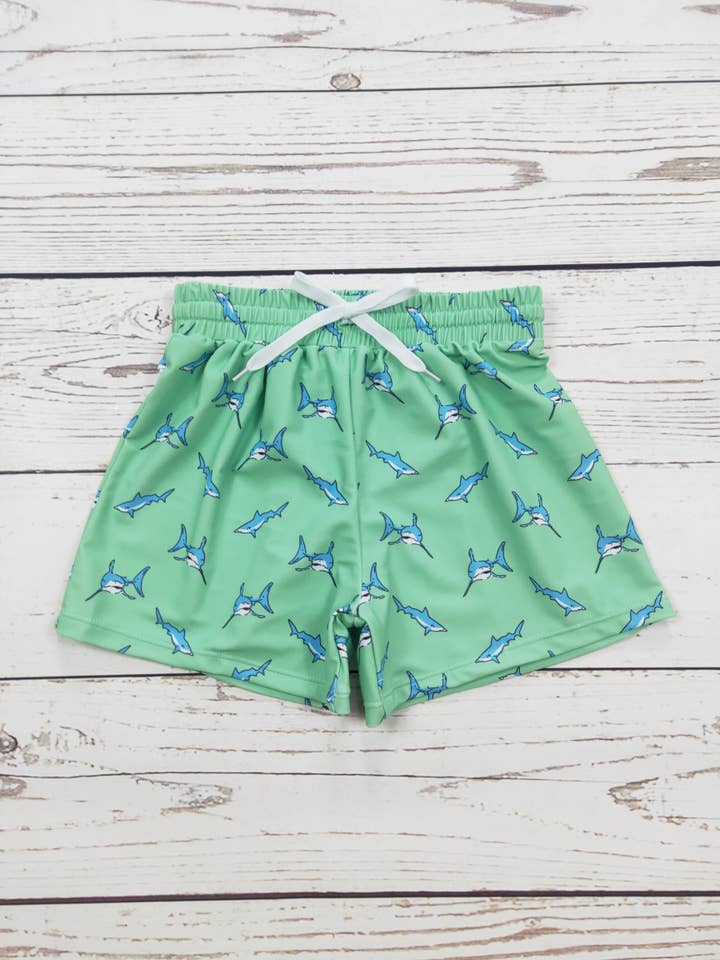 Bañador de Niño con Estampado de Tiburones para venta al por mayor de sassy kids palace