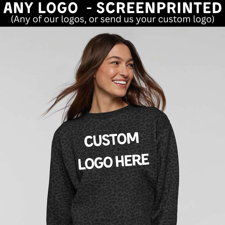 Custom Sweatshirt Customize w/ Your Logo Peronalize LAT 3525 for wholesale by 208 Tees