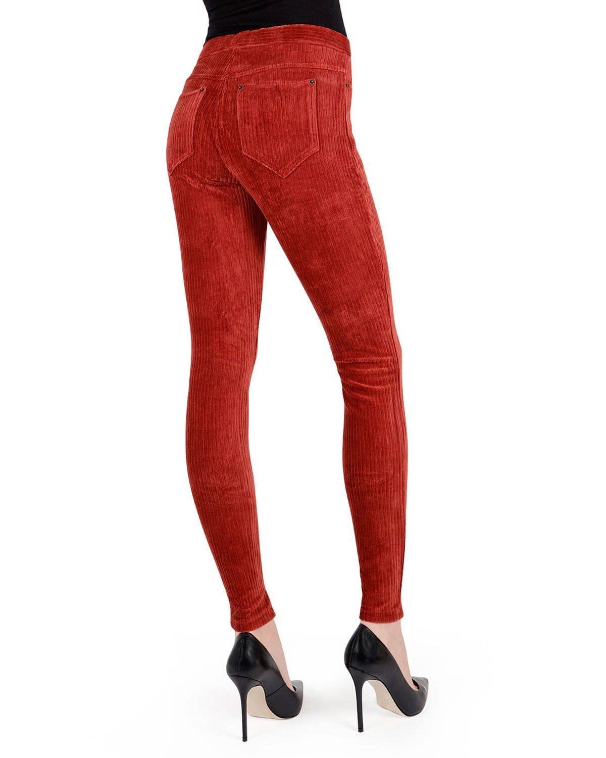 Infinity Classics International Inc. – wholesale Fashion leggings – Women's – MeMoi Wide-Rib Stretch Corduroy Leggings2