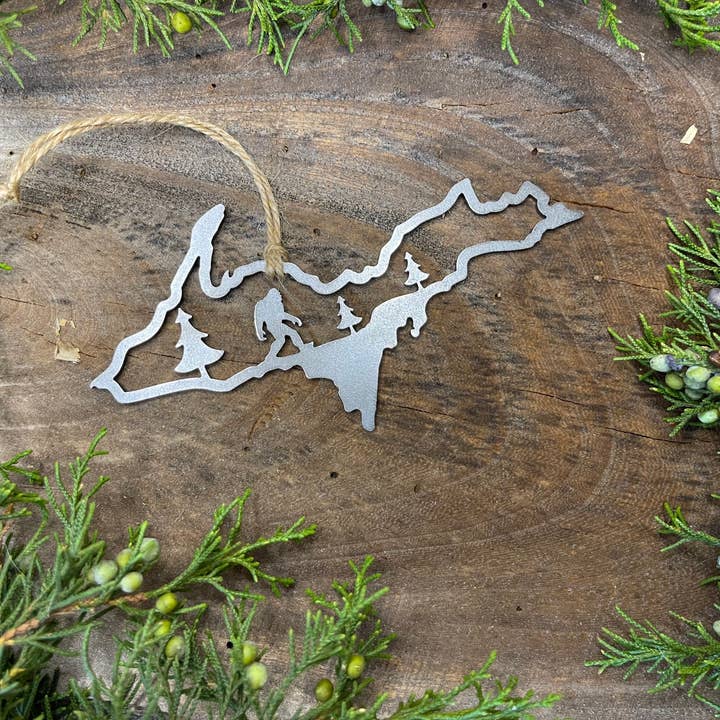 Michigan Upper Peninsula YETI BIGFOOT SASQUATCH Ornament for wholesale by BE Creations & Designs, Inc.