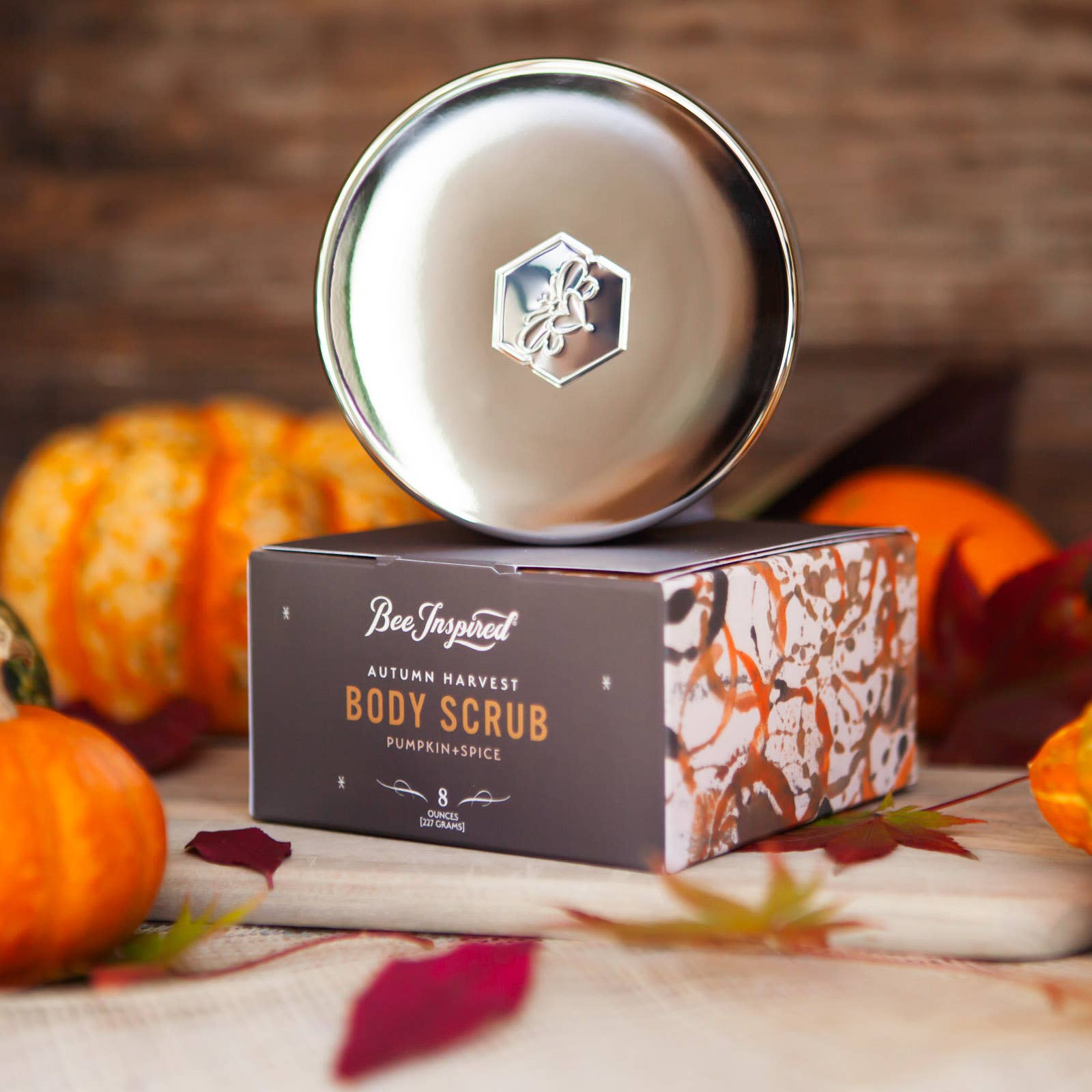 Bee Inspired - Wholesale Body Scrub/Exfoliant - Autumn Harvest Body Scrub | 8oz Pumpkin Spice Body Scrub4
