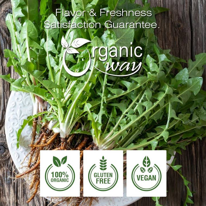 Organic Way LLC – wholesale Herbs – Organic Dandelion Root (Cut & Sifted)